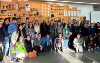 Posado de la inmersión del alumnado de FEVIDA en la Residencia Universitaria Flora Tristán